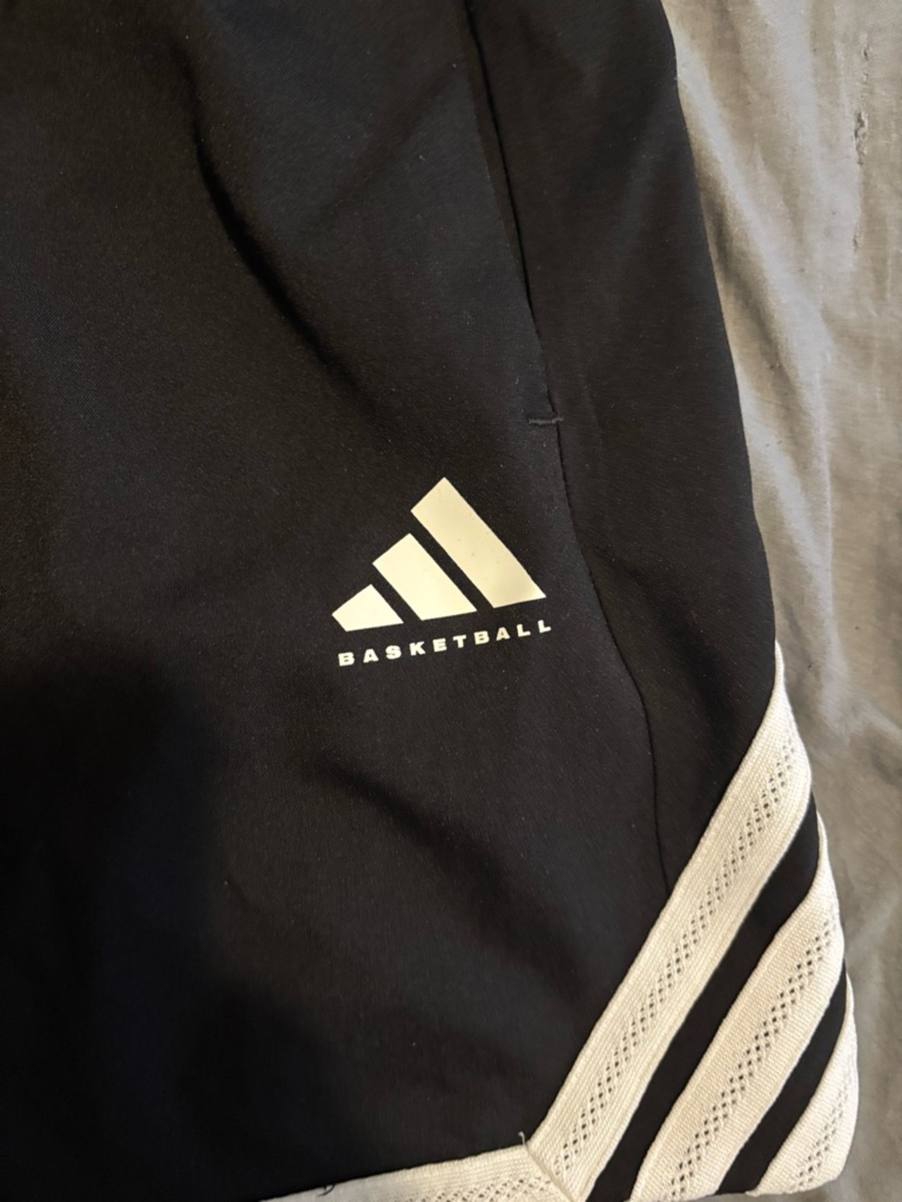 ADIDAS CRAZY LITE SHORTS girls small 7” - Picture 3 of 4